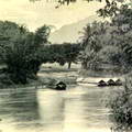 River Scene Ratnapura Ceylon