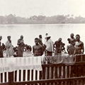 Natives washing in the lake at Colombo