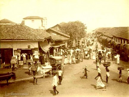 Pettah Street Scene, Colombo c.1880 037b