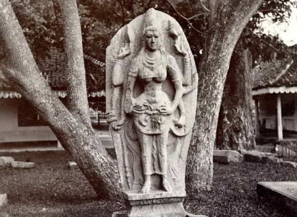 Hindu Goddess Durga at Anuradhapura 