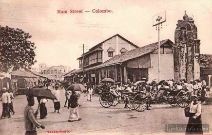 Main street Colombo 1900s