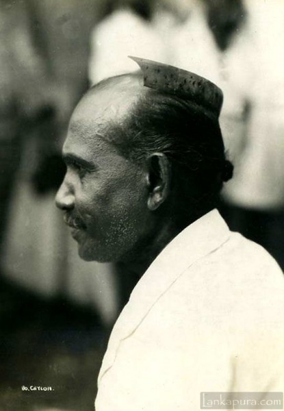 Low-Country Sinhalese man Sri Lanka c.1920-30