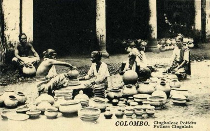 Sinhalese Potters Colombo Ceylon 1913