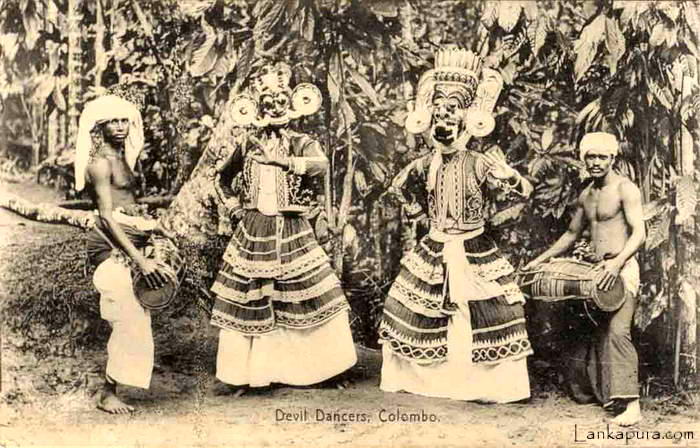 1900’s Devil Dancers Ceylon