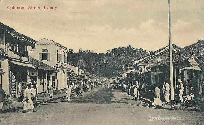 Colombo Street 1925 Kandy Sri Lanka Ceylon