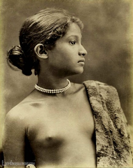 Sri Lankan Native Girl c.1890