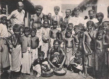 Group of Natives Early 1900s Sri Lanka