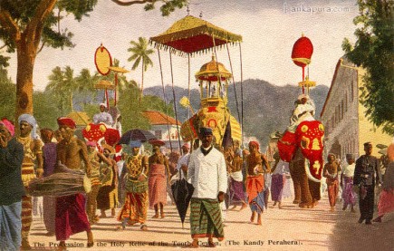 kandy perahera, Procession of the holy relic of the tooth ceylon