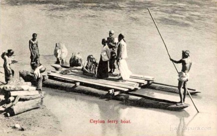 Native Ferry Boat Ceylon