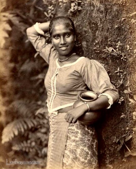 Native Sinhalese Girl from Ceylon 