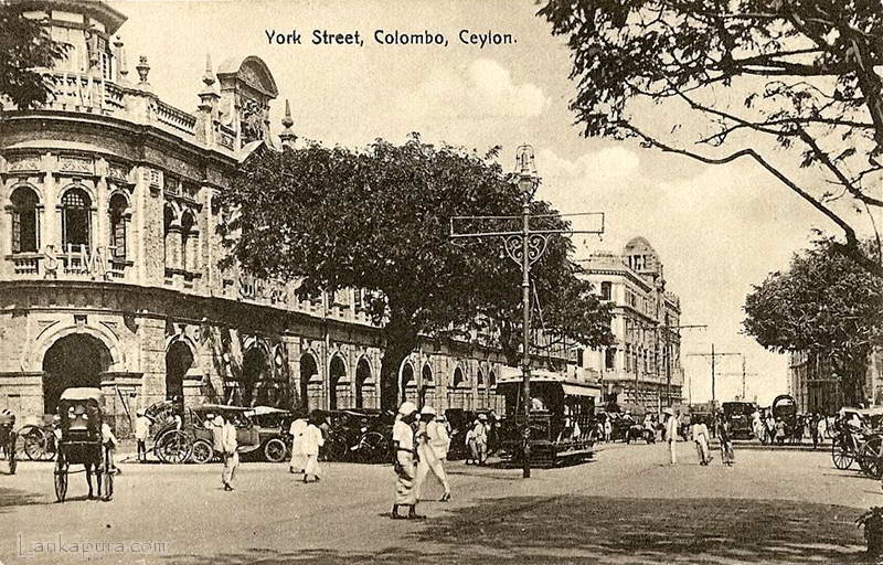 York st colombo ceylon 1920s