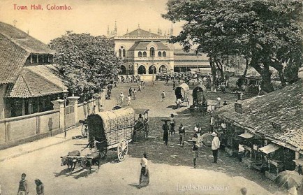 Colombo Town Hall CEYLON 1915