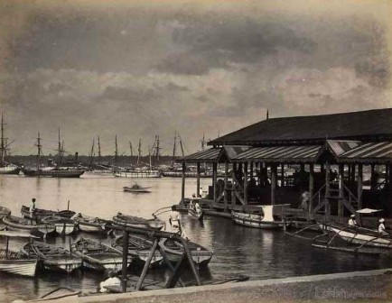 Colombo Harbor Jetty, Ceylon 1880