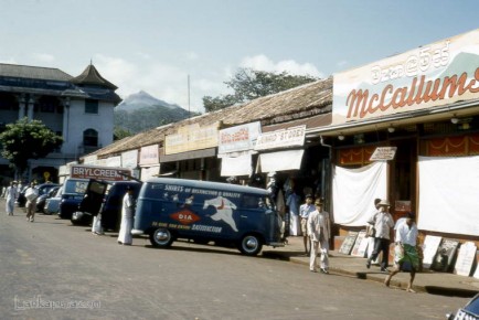 Road Scene Kandy town, Sri Lanka 1962