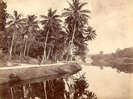 The Lake at Kandy, Ceylon C.1880