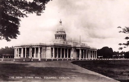 The New Town Hall, Colombo Ceylon - 1940s