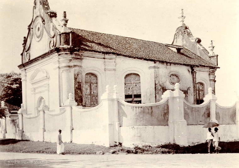 The old dutch church in galle ceylon