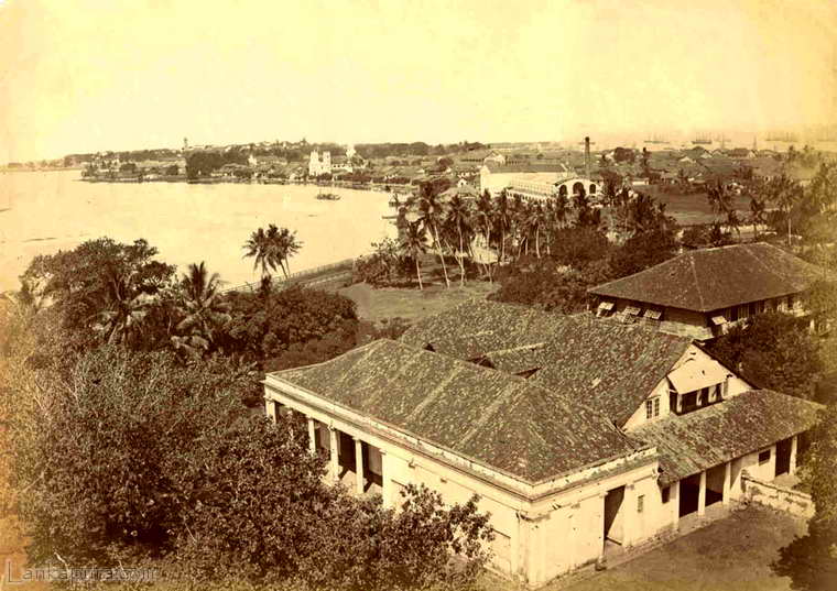 View of colombo ceylon 1880