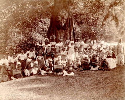 Group of Dancers, Ceylon in 1880-1890