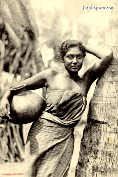 Jaffna Tamil Girl Ceylon 1910