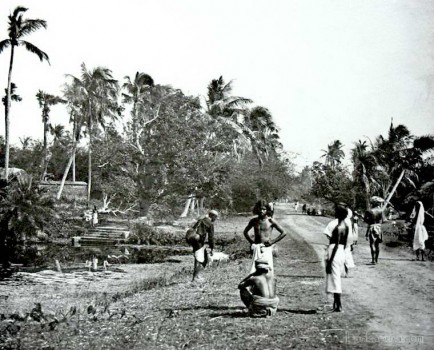 Natives on the Road near Colombo Ceylon