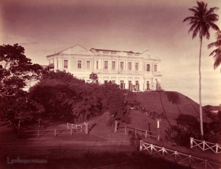 View of Mount Lavinia Hotel, Colombo, Ceylon 1860-1880