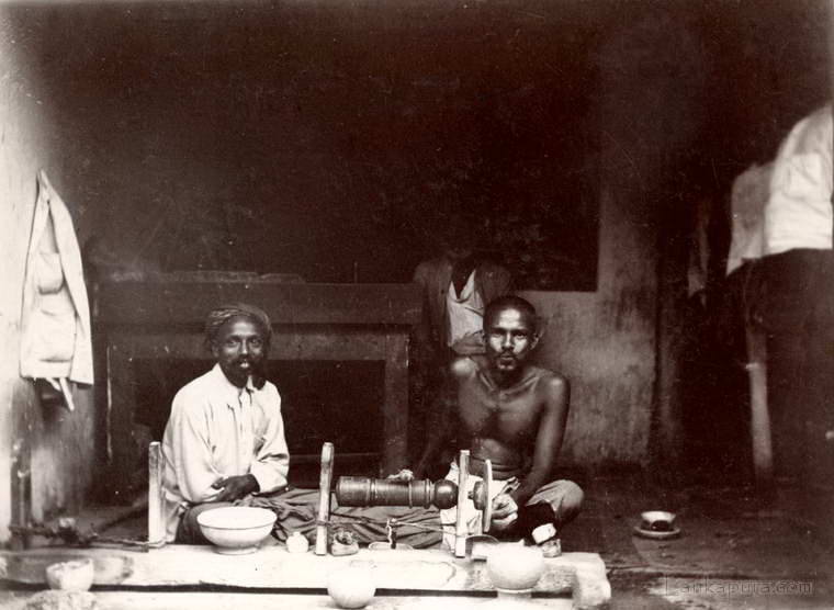 Primitive Gemstone Cutting Technique in Ceylon