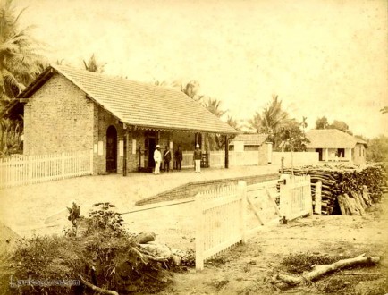 Pothuhera Railway Station, Kurunegala, Ceylon 1890's