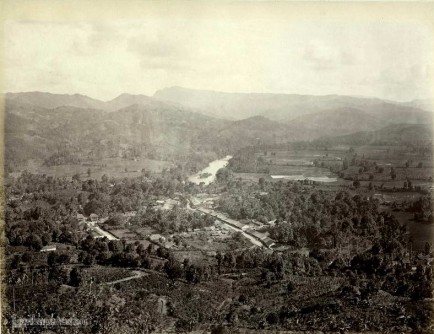 View kandy from hills 1880