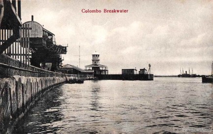 Colombo Harbour Break Water 1900-1910