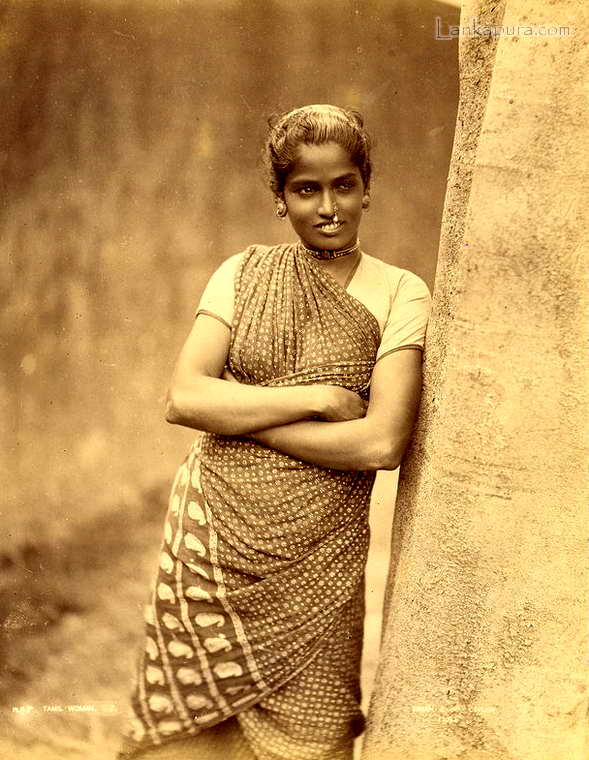 Tamil woman Ceylon Late 1800's