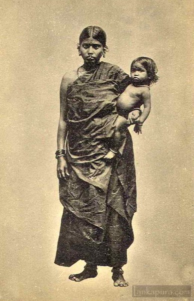 Tamil woman child