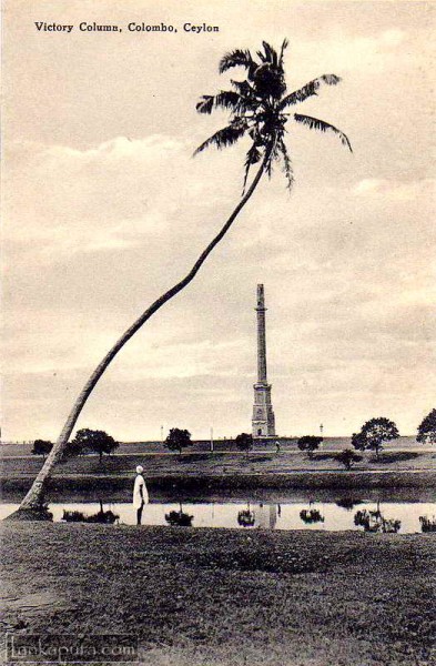 Victory Column Colombo Ceylon