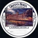 QUEEN'S HOTEL KANDY, LUGGAGE LABEL