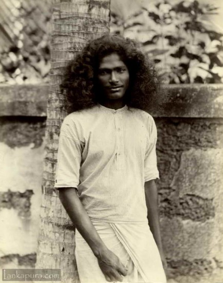 Portrait of native Sinhalese Man
