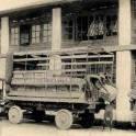 Men loading Tea Boxes on to a Lorry