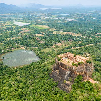 Sigiriya Lion Rock Luftbild