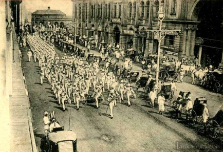 British Military Parade in Colombo
