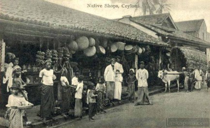 Street Scene, Native Shops