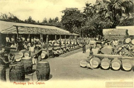 Plumbago yard Graphite Ceylon c.1910