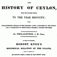 history of ceylon